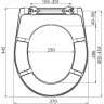 Сидение ALCAPLAST A604 PISTACHIO для унитаза Softclose