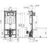 Система инсталляции для унитазов ALCAPLAST SET WC ALCA_AM101/1120-3:1 RU M70-0 c кнопкой белой, с сиденьем AM101/1120_3_1_RU_M70_0001_A60