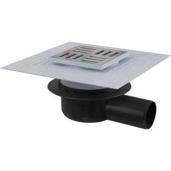 Сливной трап ALCAPLAST APV26C, 105х105/50 для установки снаружи