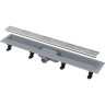 Водоотводящий желоб ALCAPLAST APZ8 SIMPLE AG100101850 с порогами для перфорированной решетки