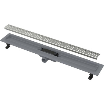 Водоотводящий желоб ALCAPLAST SIMPLE APZ9-650M с порогами для перфорированной решетки